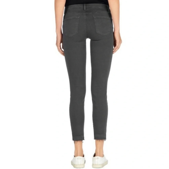 J Brand Demented Grey Distressed Stretch Jeans - Picture 3 of 6